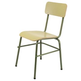 SILLA VERDE CON PATAS VERDES 39 CM 