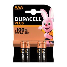 BLISTER PILA DURACELL PLUS AAA LR03 4 UNIDADES