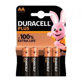 BLISTER PILAS DURACELL PLUS AA LR06 4 UNIDADES