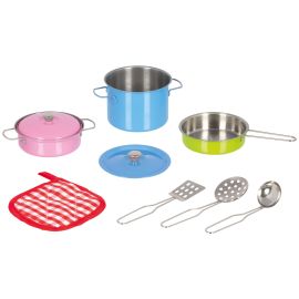 BATERIA COCINA METAL- 9 PIEZAS