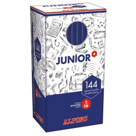 ALPINO JUNIOR GRAFITO CAJA 144 UNIDADES