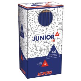 ALPINO TRIANGULAR GRAFITO CAJA 144 UNIDADES