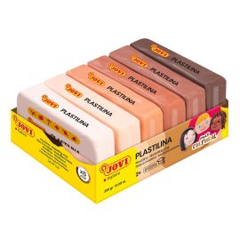 PLASTILINA MULTI CULTURAL 6 PASTILLAS 50 GRS 