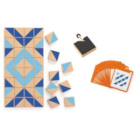 BLOQUES MOSAICOS MAGNETICOS- SET 40 PIEZAS