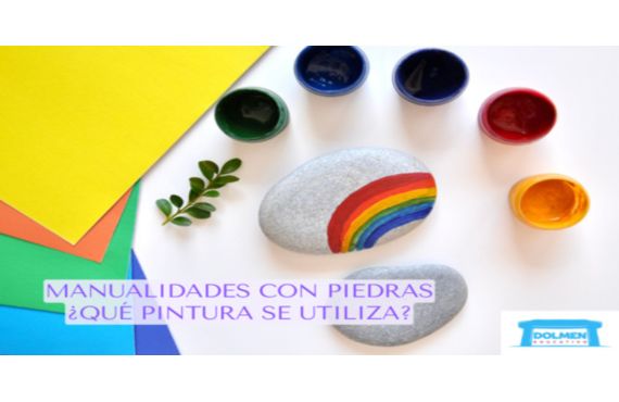 Manualidades con piedras ¿Qué tipo de pintura se utiliza?