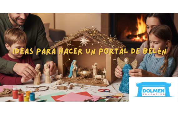Ideas para hacer un portal de belén en clase