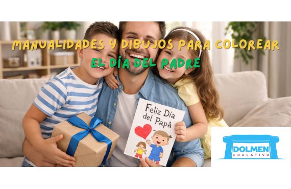 Manualidades y dibujos para colorear el Día del Padre